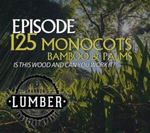 monocots as lumber